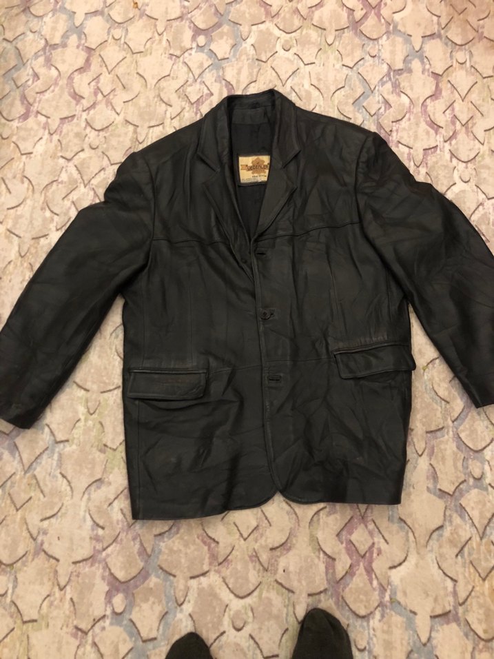 Vintage Deri Ceket - Görsel 2