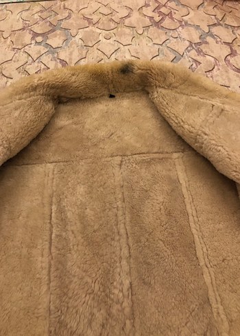 Kahverengi Kürklü Deri Erkek Kaban - Görsel 6