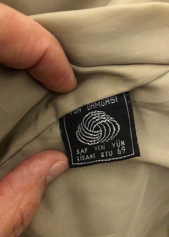 Vintage %100 yün Sümerbank kaşe palto - Görsel 4