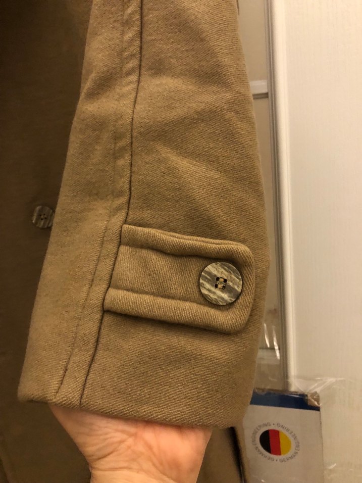 Vintage %100 yün Sümerbank kaşe palto - Görsel 2