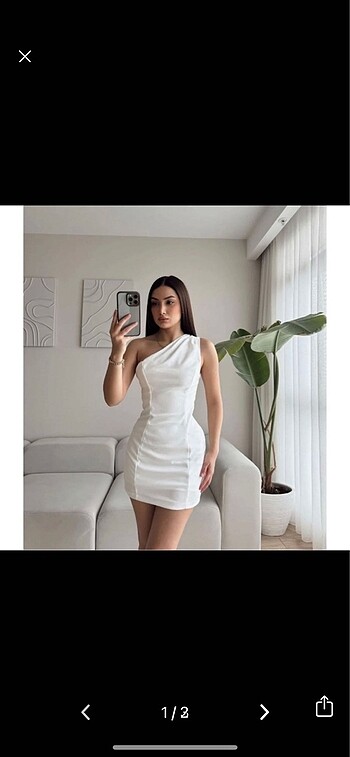 Beyaz Mezuniyet Elbisesi