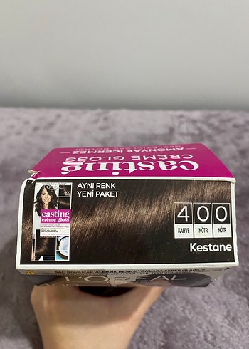 L'Oreal Casting Creme Gloss 400 Kestane Saç Boyası - Görsel 4