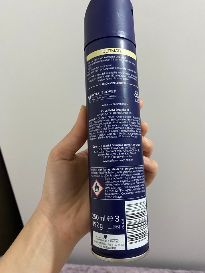 Schwarzkopf Taft Ultimate Saç Spreyi 5+ Sertlik - Görsel 2