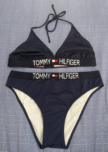 Tommy Hilfiger Mavi Bikini Takımı - Görsel 13