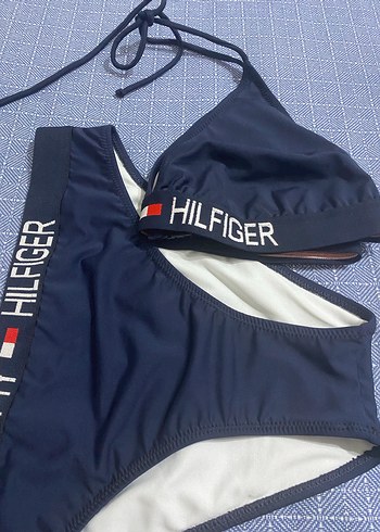 Tommy Hilfiger Mavi Bikini Takımı - Görsel 10
