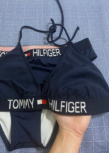 Tommy Hilfiger Mavi Bikini Takımı - Görsel 3