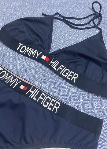 Tommy Hilfiger Mavi Bikini Takımı - Görsel 8