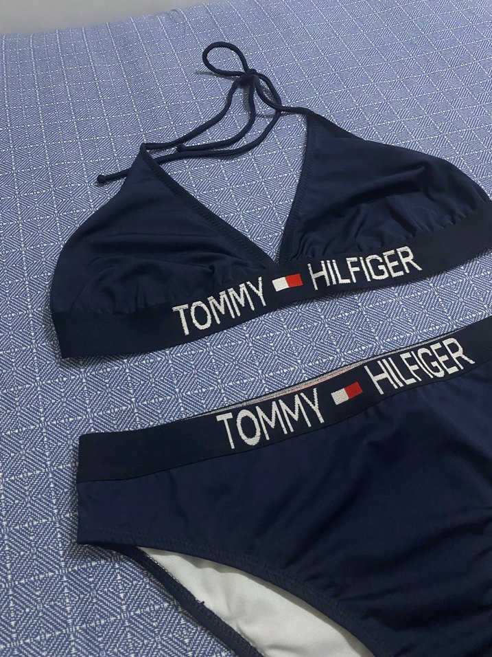 Tommy Hilfiger Mavi Bikini Takımı - Görsel 2