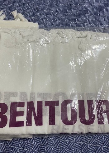 Beyaz peştemal havlu - Görsel 7