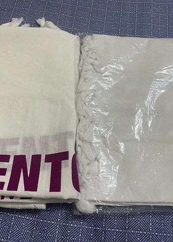 Beyaz peştemal havlu - Görsel 8