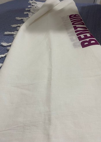 Beyaz peştemal havlu - Görsel 10