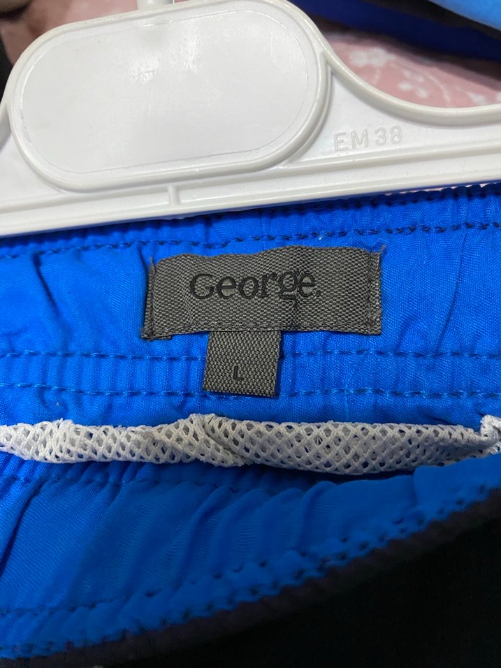 GEORGE Koyu Mavi Erkek Mini Yüzme Şortu - Görsel 3