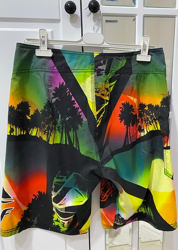 REEF Kemerli Çok Renkli Erkek Mini Şort - Görsel 2