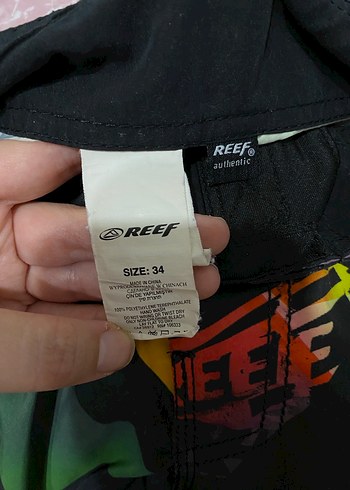 REEF Kemerli Çok Renkli Erkek Mini Şort - Görsel 3