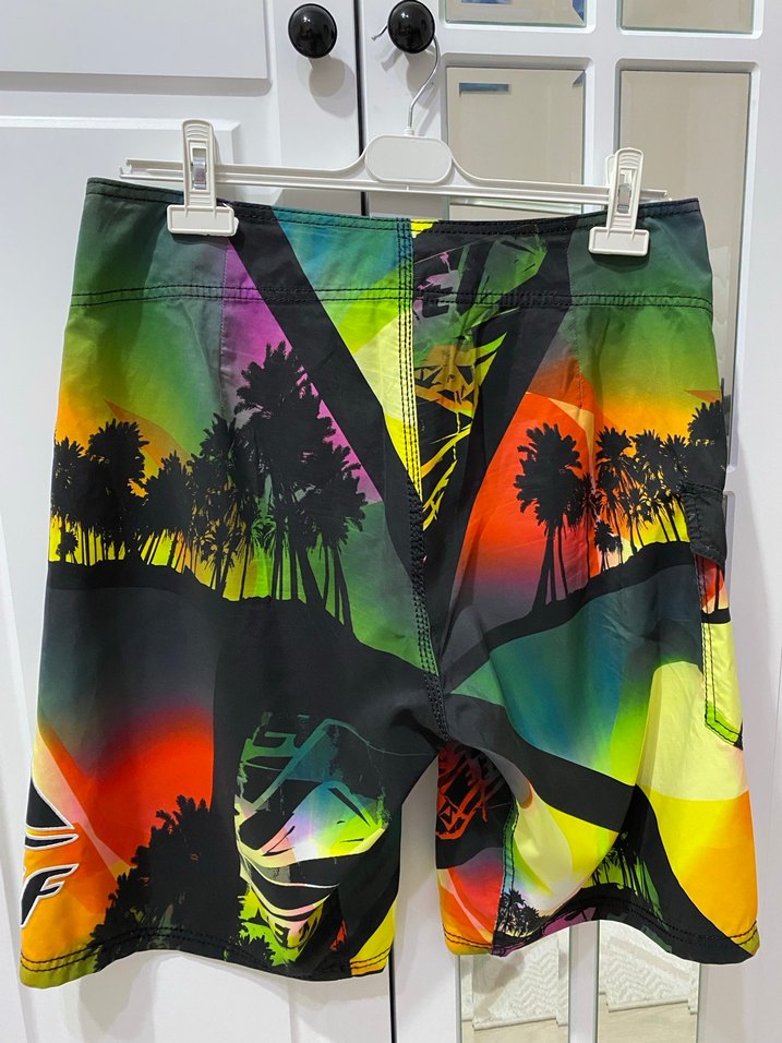 REEF Kemerli Çok Renkli Erkek Mini Şort - Görsel 2