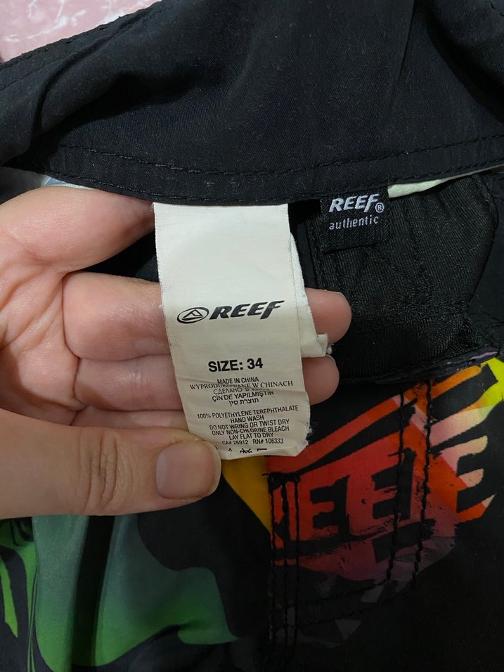 REEF Kemerli Çok Renkli Erkek Mini Şort - Görsel 4