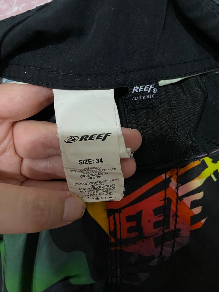 REEF Kemerli Çok Renkli Erkek Mini Şort - Görsel 3