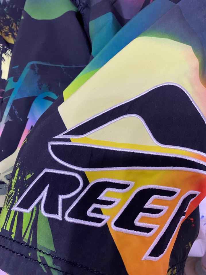 REEF Kemerli Çok Renkli Erkek Mini Şort - Görsel 5