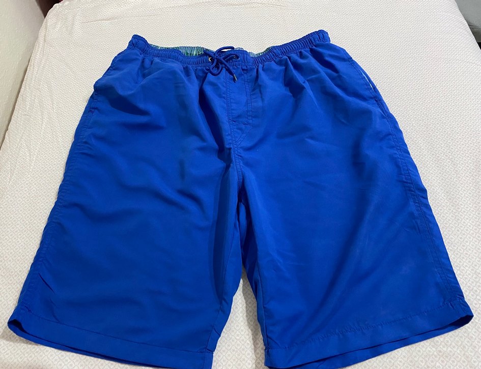 Erkek Mavi Mini Rahat Kesim Şort - Görsel 5