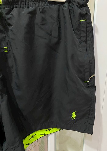 U.S. POLO Siyah Mini Erkek Spor Şort - Görsel 3