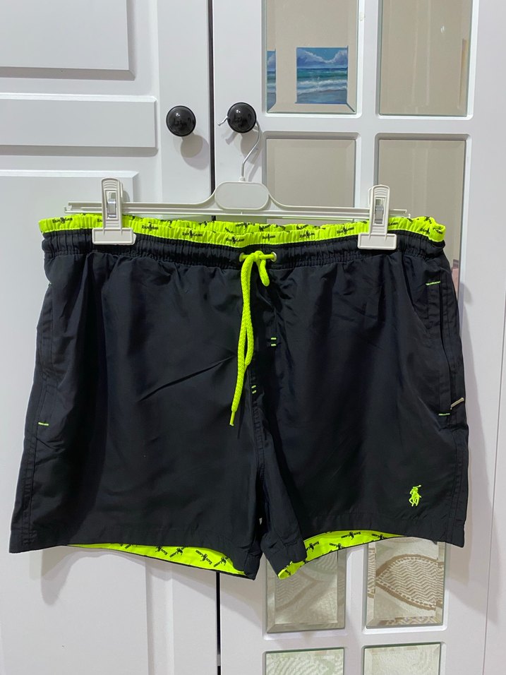 U.S. POLO Siyah Mini Erkek Spor Şort - Görsel 2