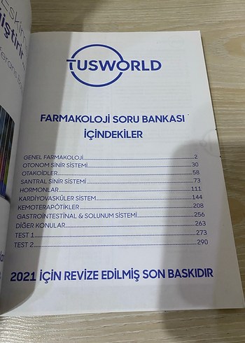 Farmakoloji Efsane Soru Bankası - TUSWORLD - Görsel 2