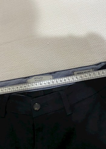 Siyah Erkek Denim Kemerli Normal Boy Pantolon - Görsel 7