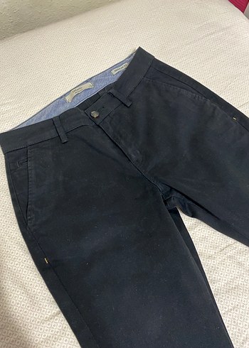 Siyah Erkek Denim Kemerli Normal Boy Pantolon - Görsel 10