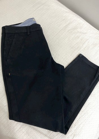 Siyah Erkek Denim Kemerli Normal Boy Pantolon - Görsel 13