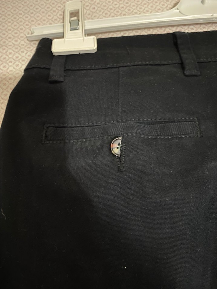 Siyah Erkek Denim Kemerli Normal Boy Pantolon - Görsel 4