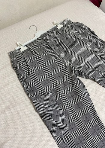 Ekose Desenli Gri Erkek Pantolon - Görsel 11