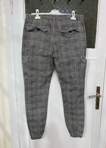 Ekose Desenli Gri Erkek Pantolon - Görsel 5