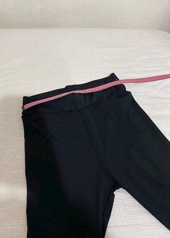 Siyah Baskılı Kadın Spor Tayt - Görsel 8