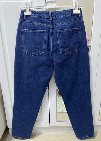 Koyu Mavi Kadın Denim Pantolon - Görsel 4