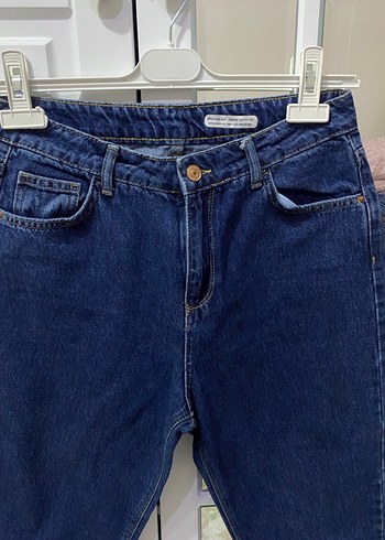 Koyu Mavi Kadın Denim Pantolon - Görsel 3