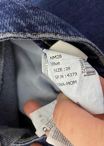 Koyu Mavi Kadın Denim Pantolon - Görsel 13