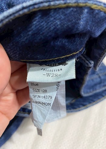 Koyu Mavi Kadın Denim Pantolon - Görsel 15