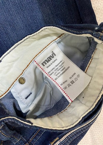 Kadın Lacivert Midi Kot Pantolon - Görsel 11