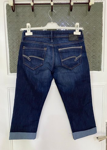 Kadın Lacivert Midi Kot Pantolon - Görsel 3