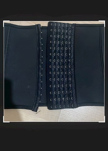 Siyah Bel Korsesi, Orta Boy, Sıkı Oturan - Görsel 2