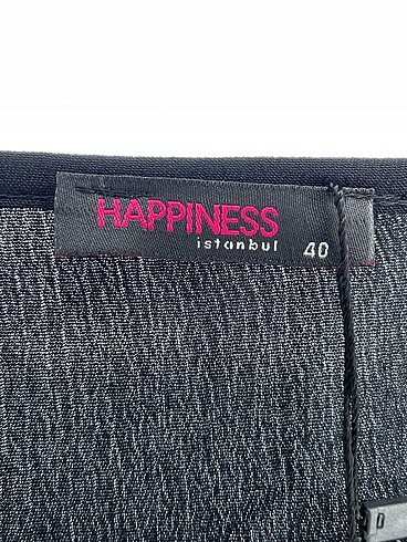 40 Beden siyah Renk Happiness Kısa Elbise %70 İndirimli.