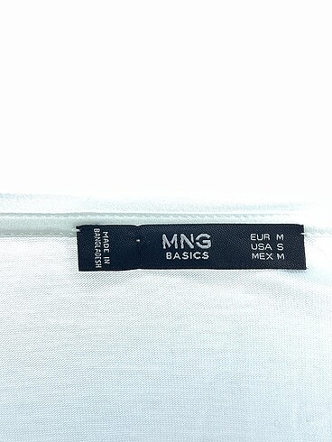 m Beden beyaz Renk Mango Bluz %70 İndirimli.