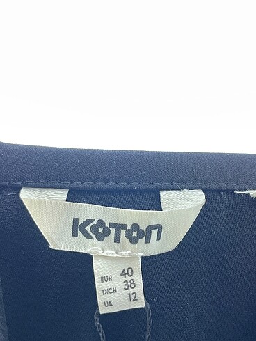 40 Beden siyah Renk Koton Bluz %70 İndirimli.