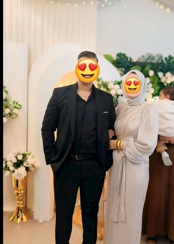 Drapeli Beyaz Bohem Uzun Abiye Elbise - Görsel 2