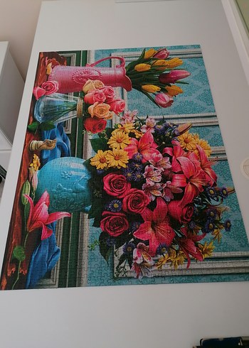 1000 Parça Renkli Çiçek Temalı Puzzle