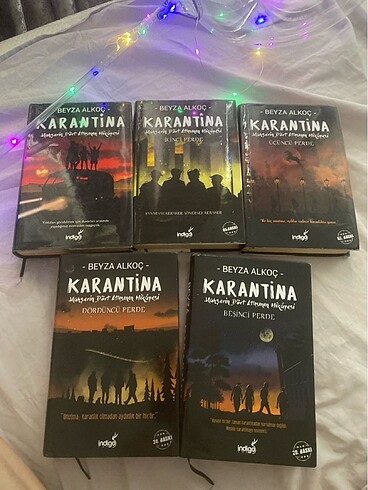 Karantina ciltli kitap serisi 5 KİTAP