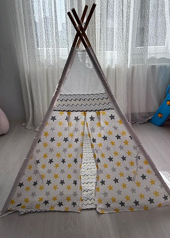 Yıldız Desenli Çocuk Oyun Çadırı - Görsel 3