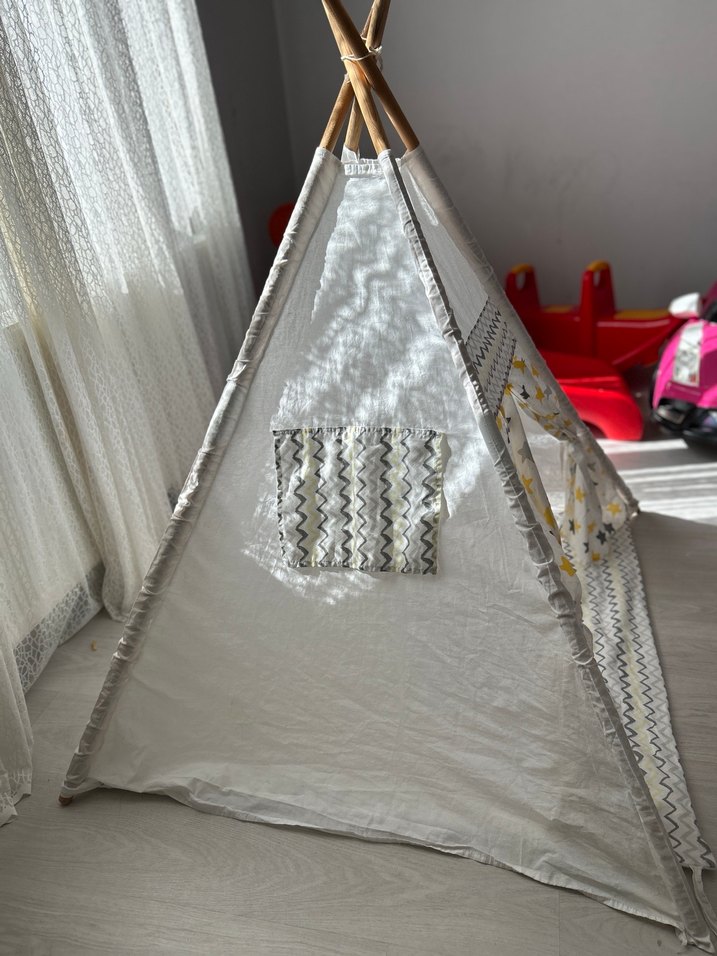 Yıldız Desenli Çocuk Oyun Çadırı - Görsel 2