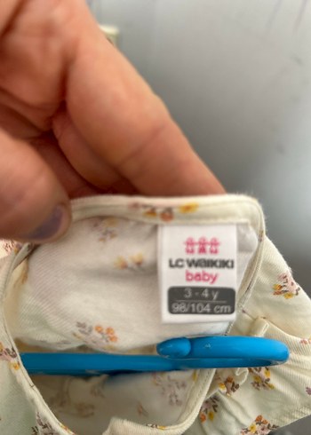 Kız Çocuk Bej Pamuklu Fırfırlı gömlek Bluz - Görsel 3