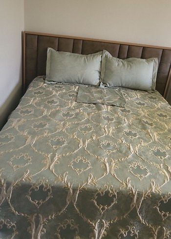 Özdilek Mimoza Gri Nakışlı yatak örtüsü Takımı - Görsel 4